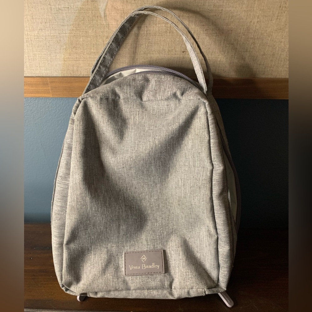Vera Bradley grey lunchbox